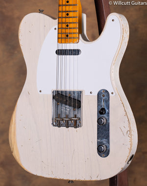 Fender Custom Shop Masterbuilt 1957 Tele Heavy Relic White Blonde Yuriy Shishkov USED