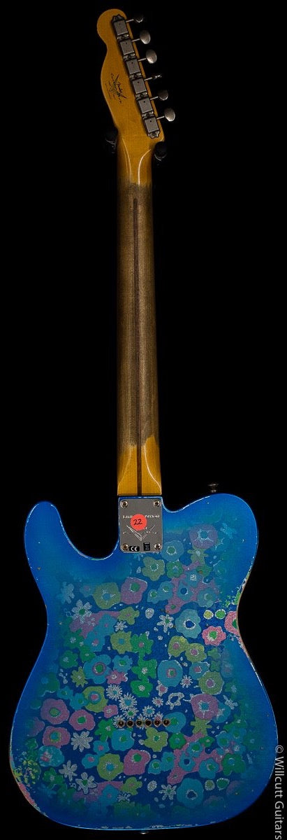 Fender Custom Shop 50s Relic Thinline Tele Blue Flower