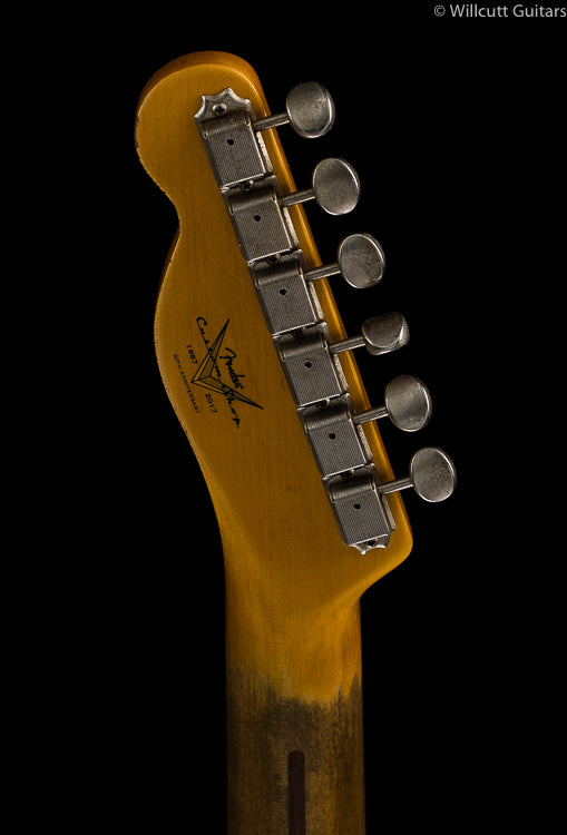 Fender Custom Shop 50s Relic Thinline Tele Blue Flower