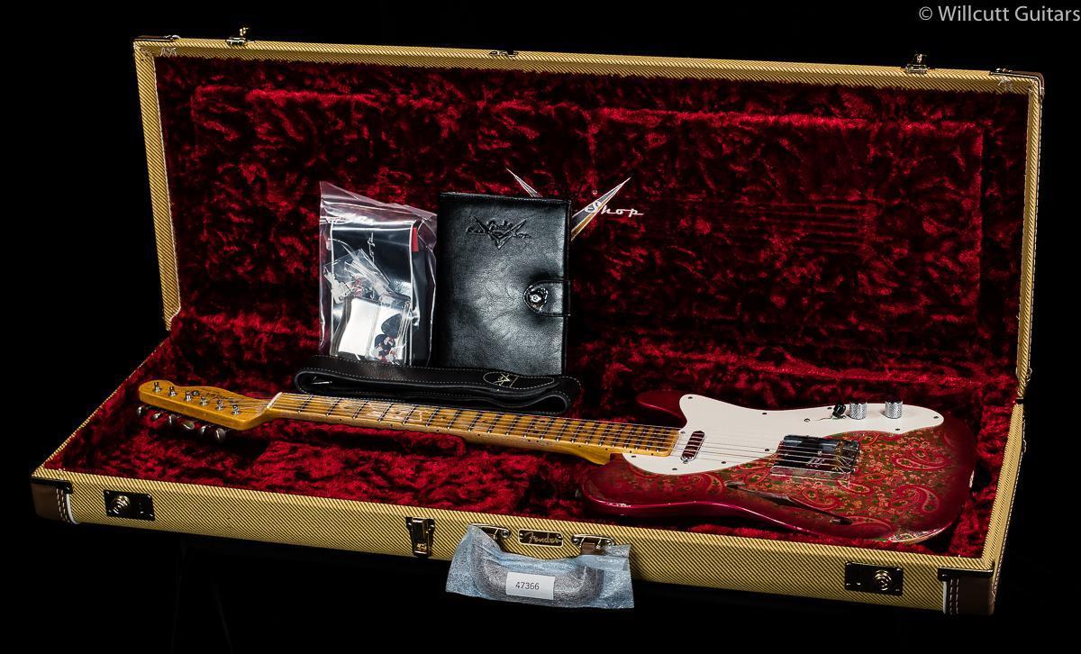 Fender Custom Shop 50s Relic Thinline Tele Pink Paisley (329)