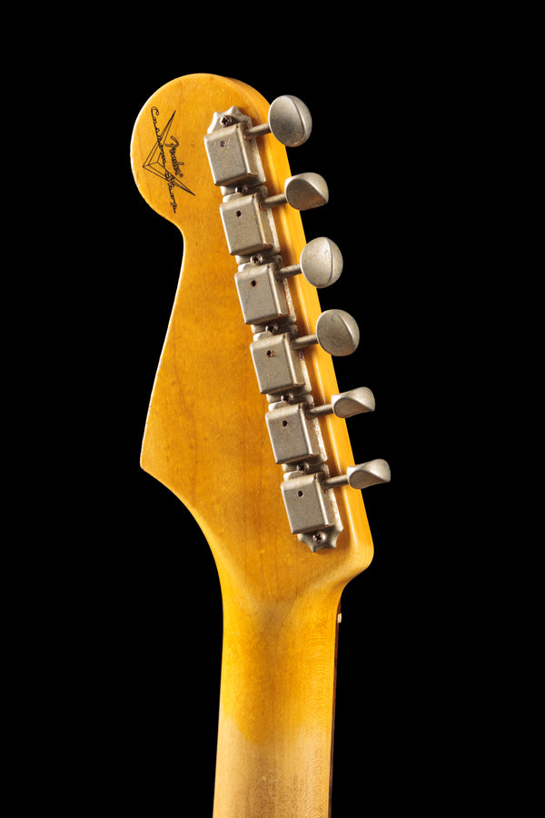 Fender Custom Shop 1960 Stratocaster® Heavy Relic Vintage White over 3-Tone  Sunburst (606)