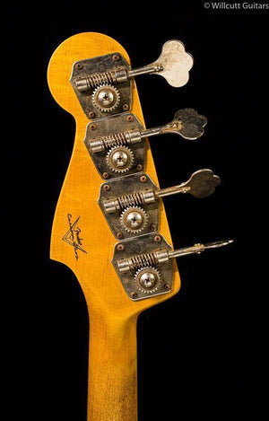 Fender Custom Shop 1960 Journeyman Jazz Bass Aged Olympic White Bass Guitar