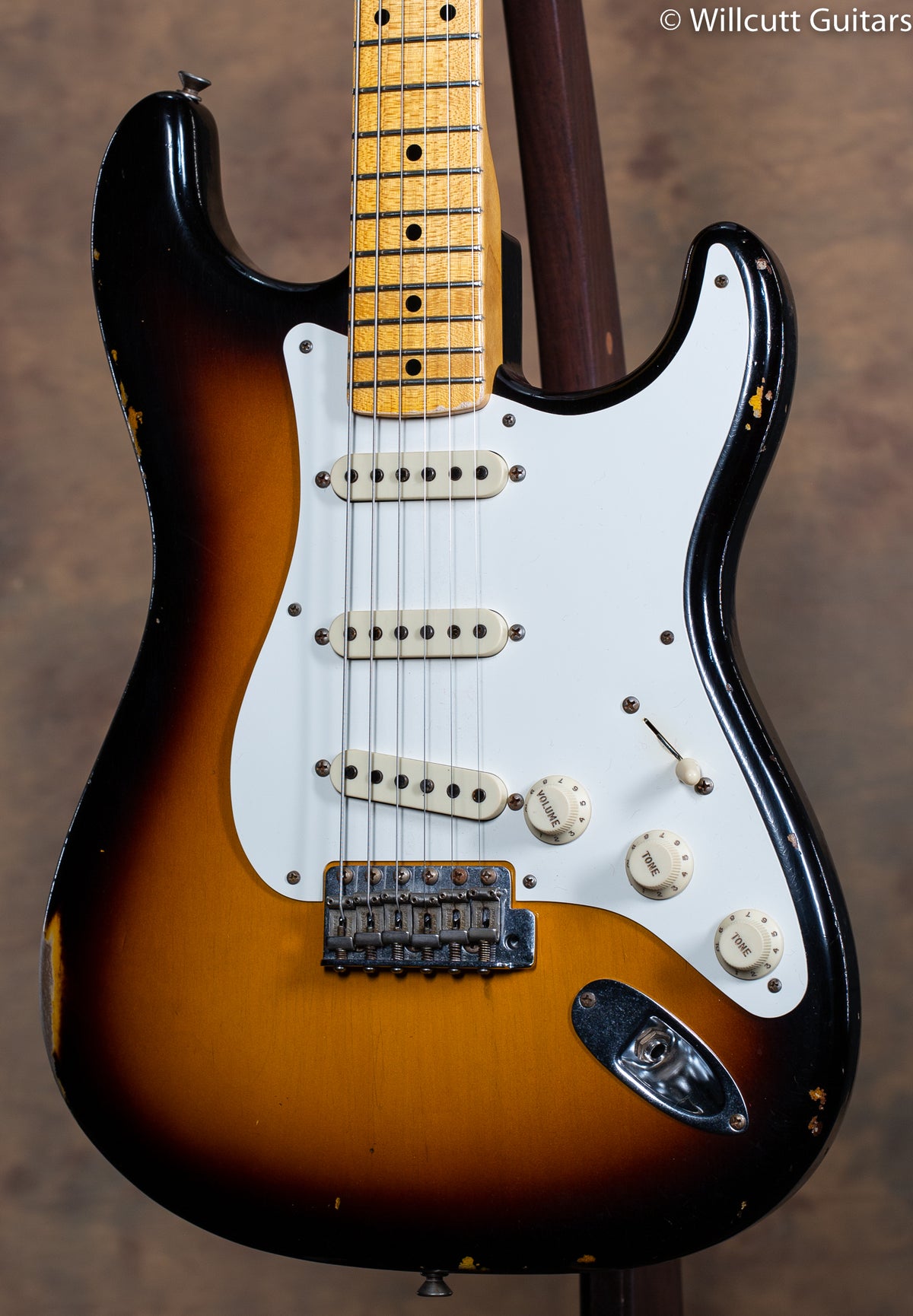 2015 Fender Custom Shop 1957 Relic Stratocaster 2 Tone Sunburst