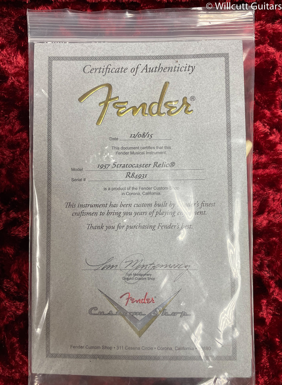 2015 Fender Custom Shop 1957 Relic Stratocaster 2 Tone Sunburst