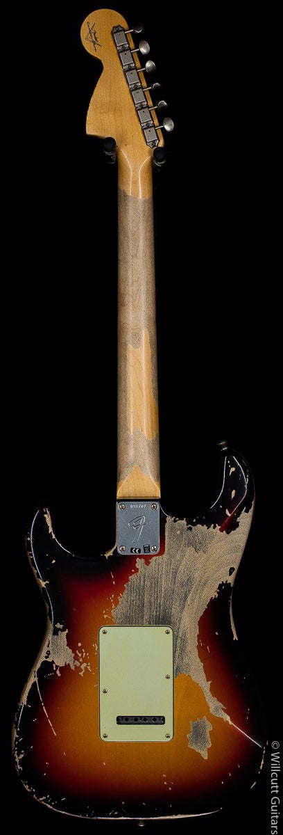 Fender Custom Shop Michael Landau Signature 1968 Relic Stratocaster Bleached 3-Color Sunburst (707)