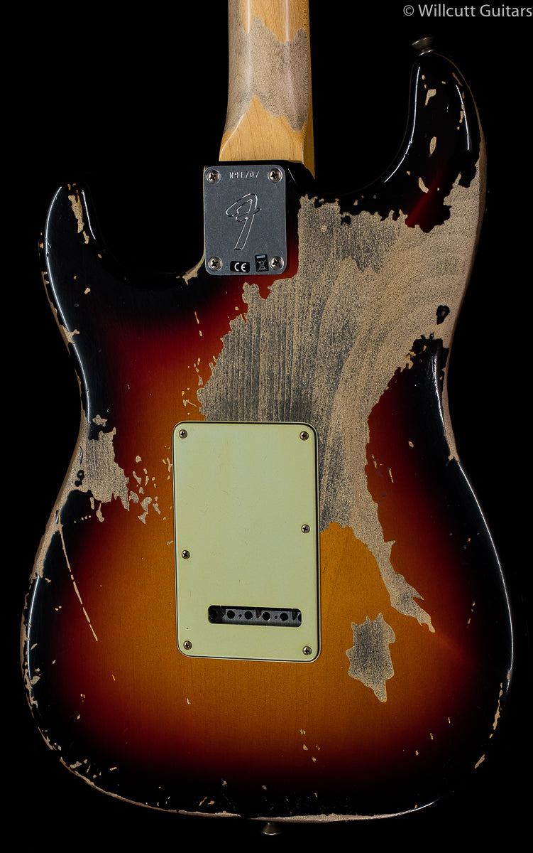 Fender Custom Shop Michael Landau Signature 1968 Relic Stratocaster Bleached 3-Color Sunburst (707)