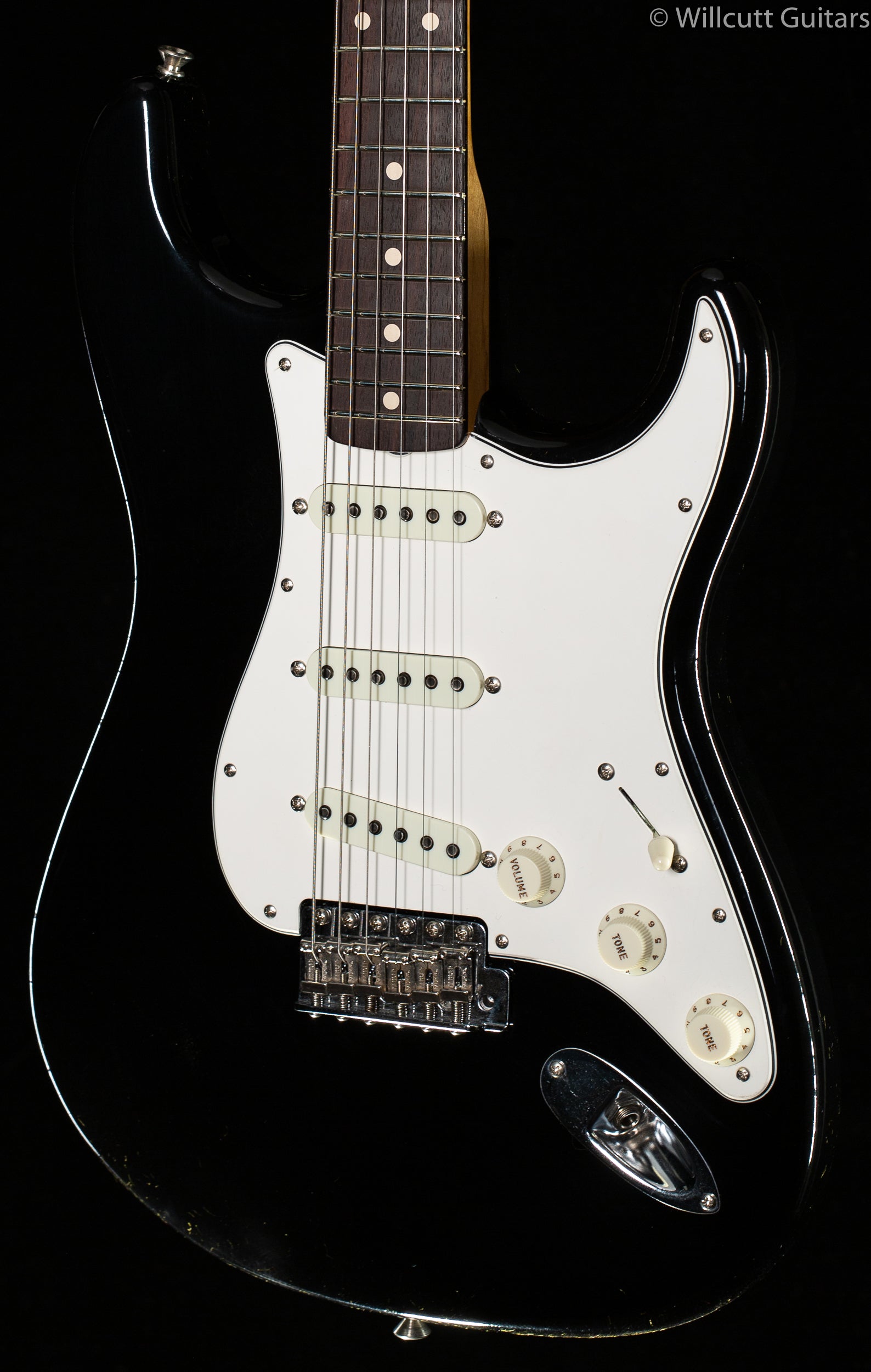 Fender Custom Shop 61 Stratocaster Closet Classic Black - Willcutt 