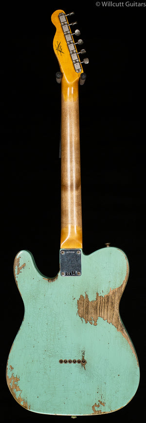 Fender Custom Shop 63 TELECASTER Heavy Relic Super Faded Surf Green