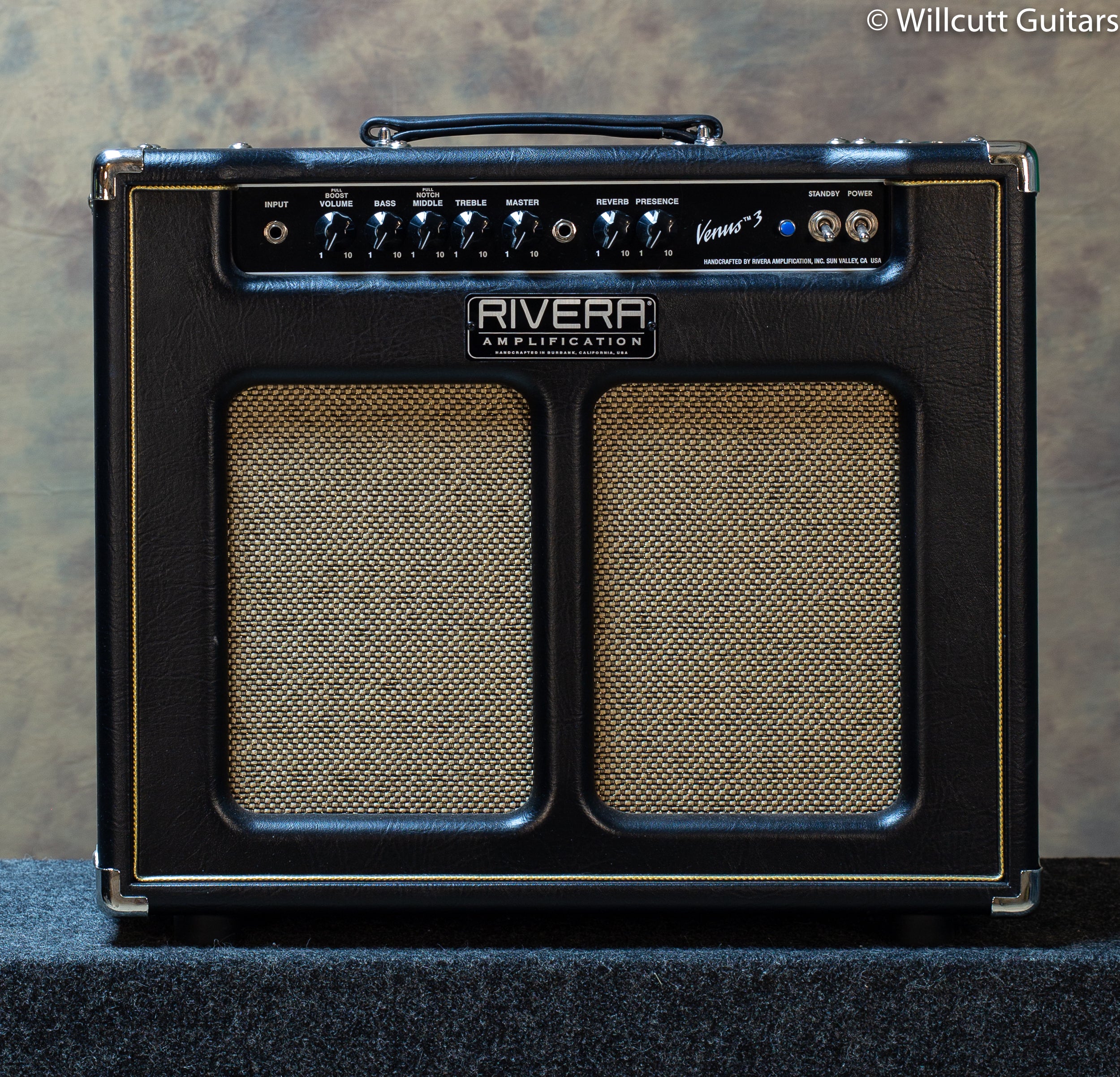 New Old Stock Rivera Venus III Black 1x12 Combo - Willcutt Guitars