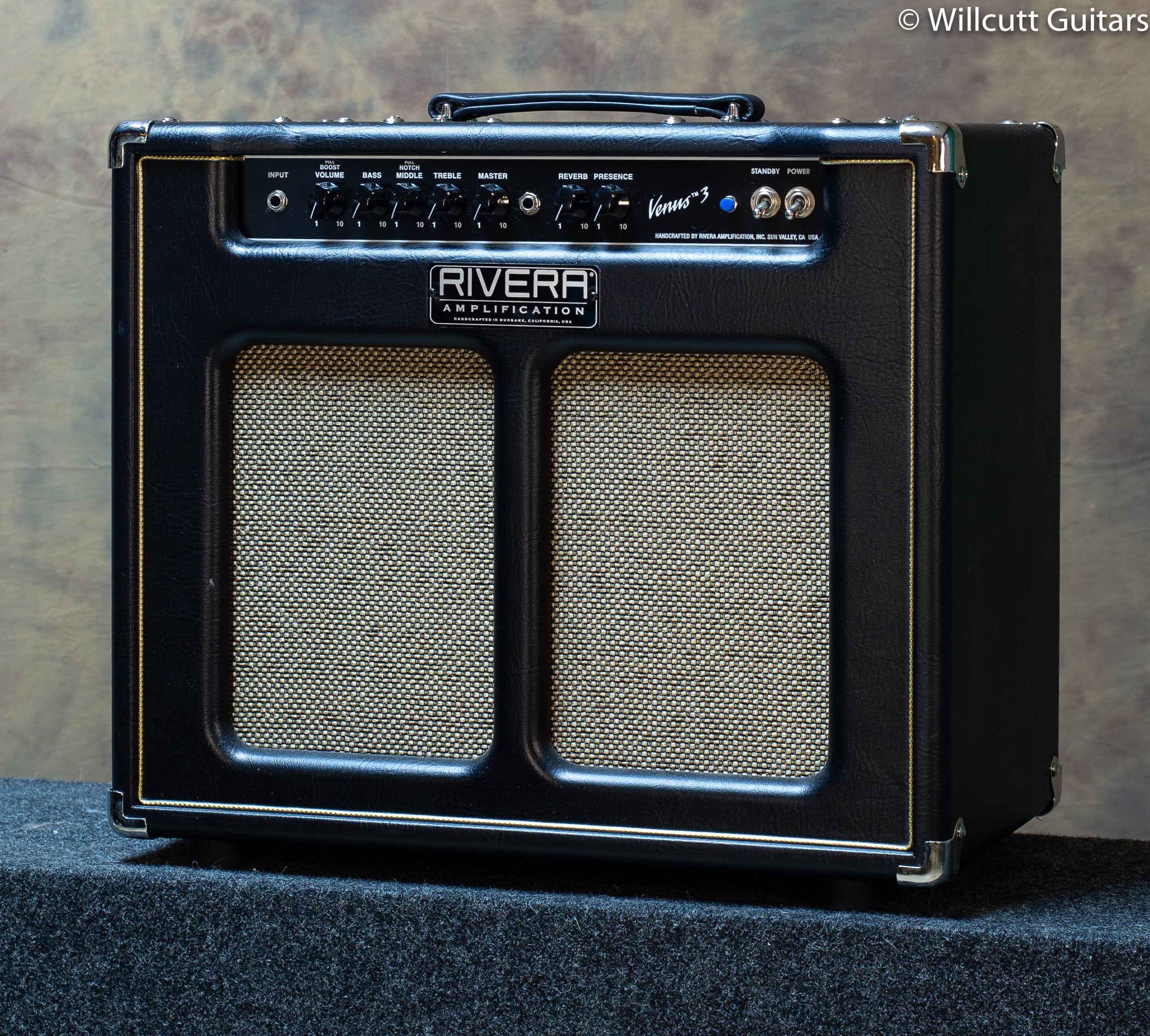 New Old Stock Rivera Venus III Black 1x12 Combo - Willcutt Guitars