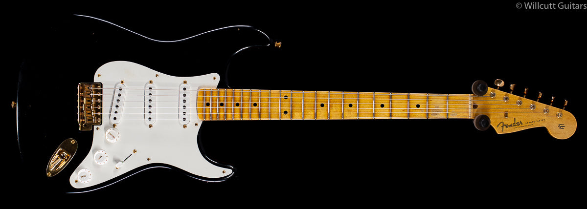 Fender Custom Shop &#39;57 &quot;Refin&quot; Strat Black Willcutt Limited (648)