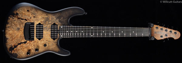 Ernie Ball Music Man Jason Richardson Cutlass 7 Buckeye Burl (409