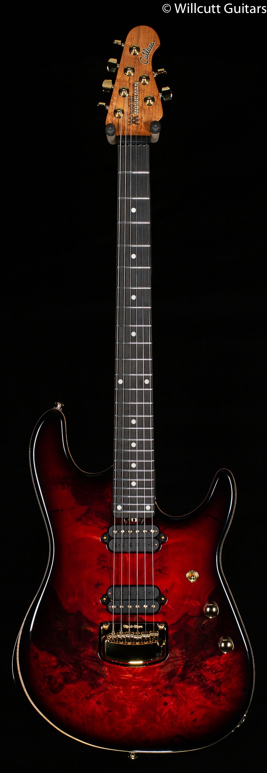 Ernie Ball Music Man Jason Richardson 6-string Cutlass Rorschach Red