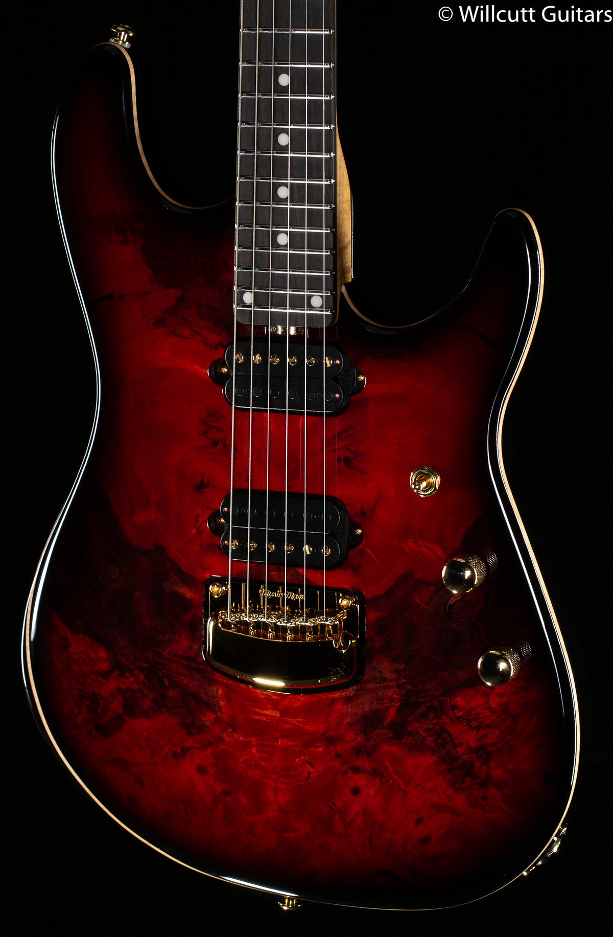 Ernie Ball Music Man Jason Richardson 6-string Cutlass Rorschach Red