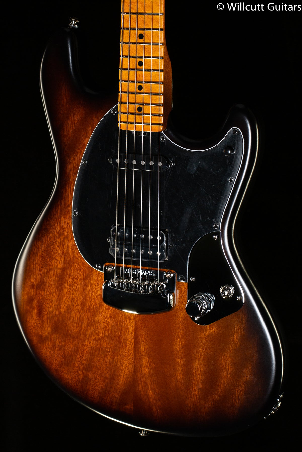 Ernie Ball Music Man Dustin Kensrue StingRay Dark Satin Tobacco Burst