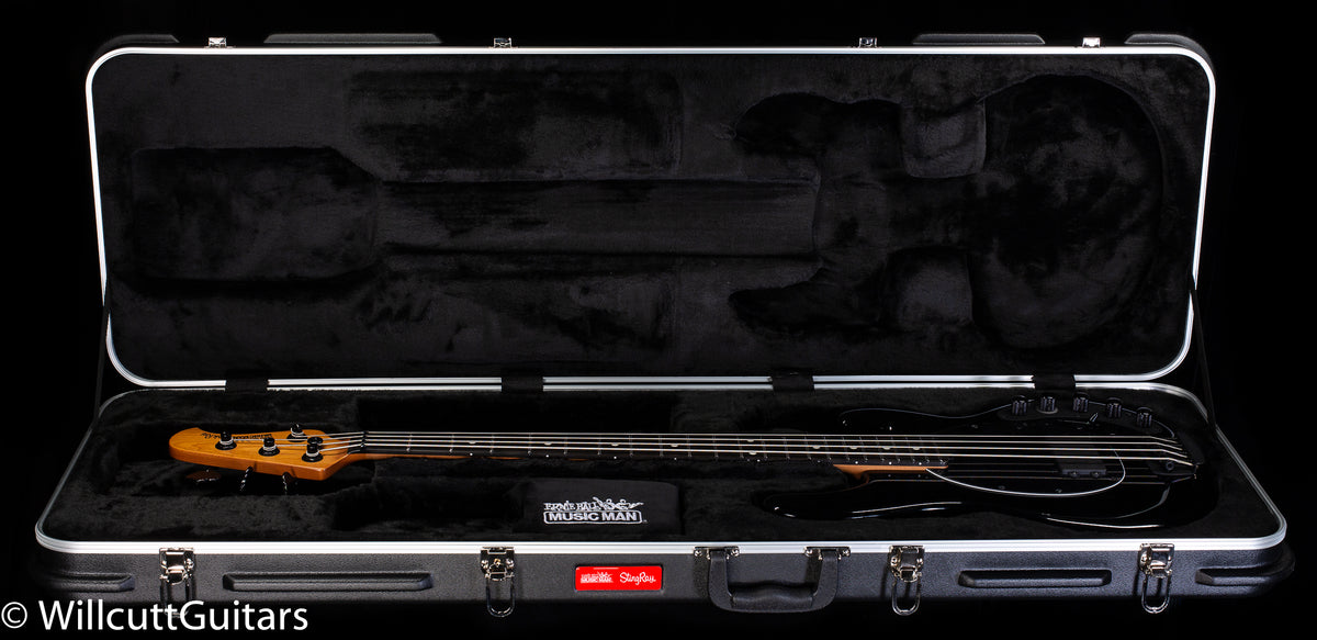 Ernie Ball Music Man StingRay DarkRay Obsidian Black Roasted Maple/Ebony Black