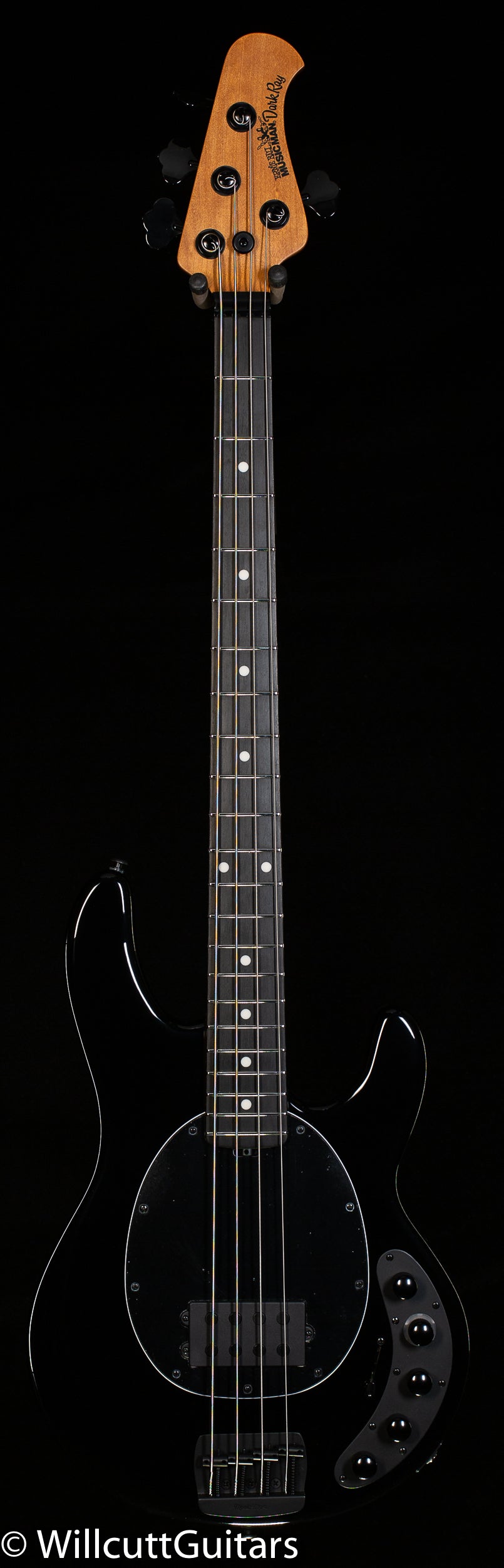 Ernie Ball Music Man StingRay DarkRay Obsidian Black Roasted Maple/Ebony Black