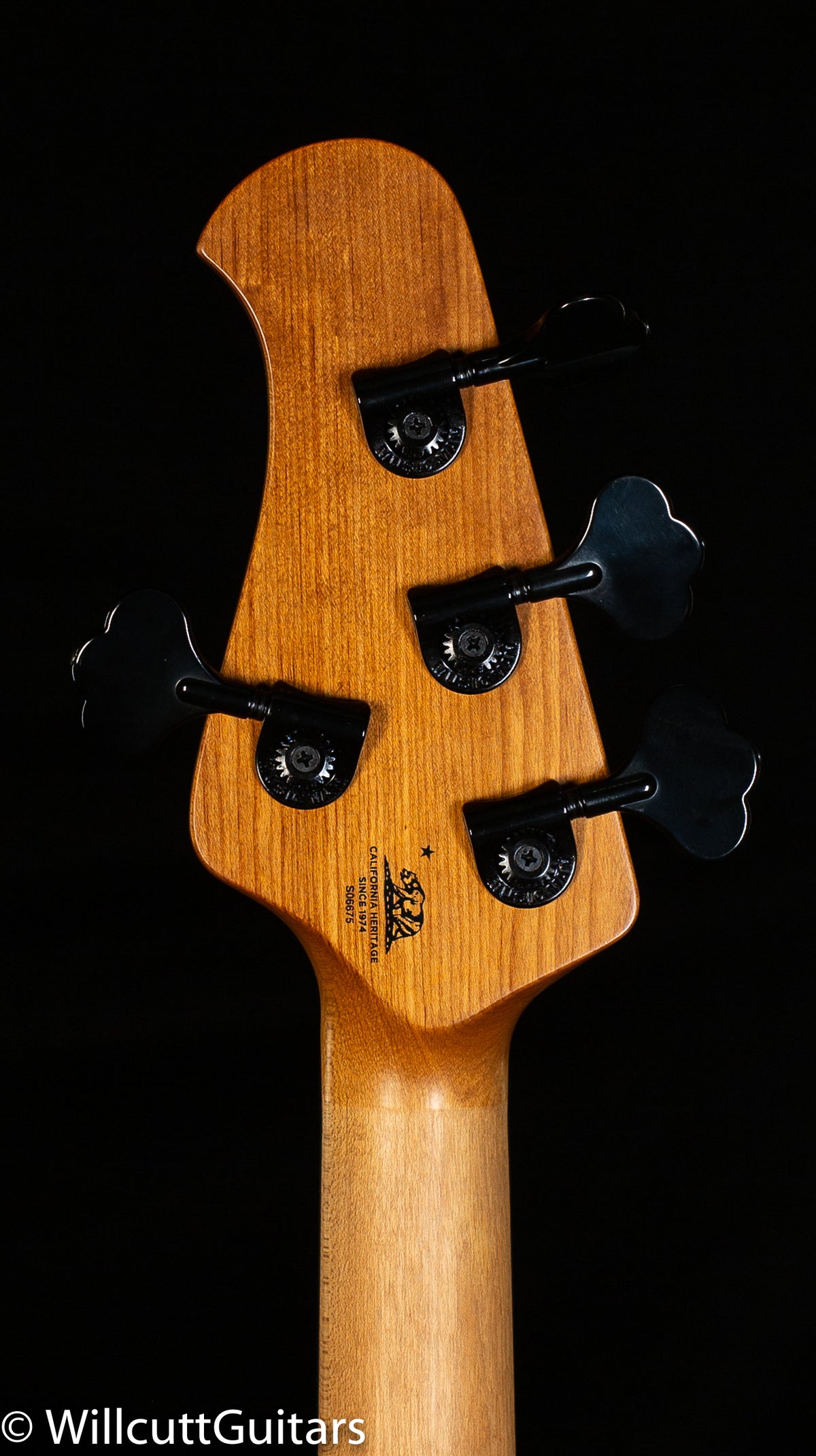 Ernie Ball Music Man StingRay DarkRay Obsidian Black Roasted Maple/Ebony Black