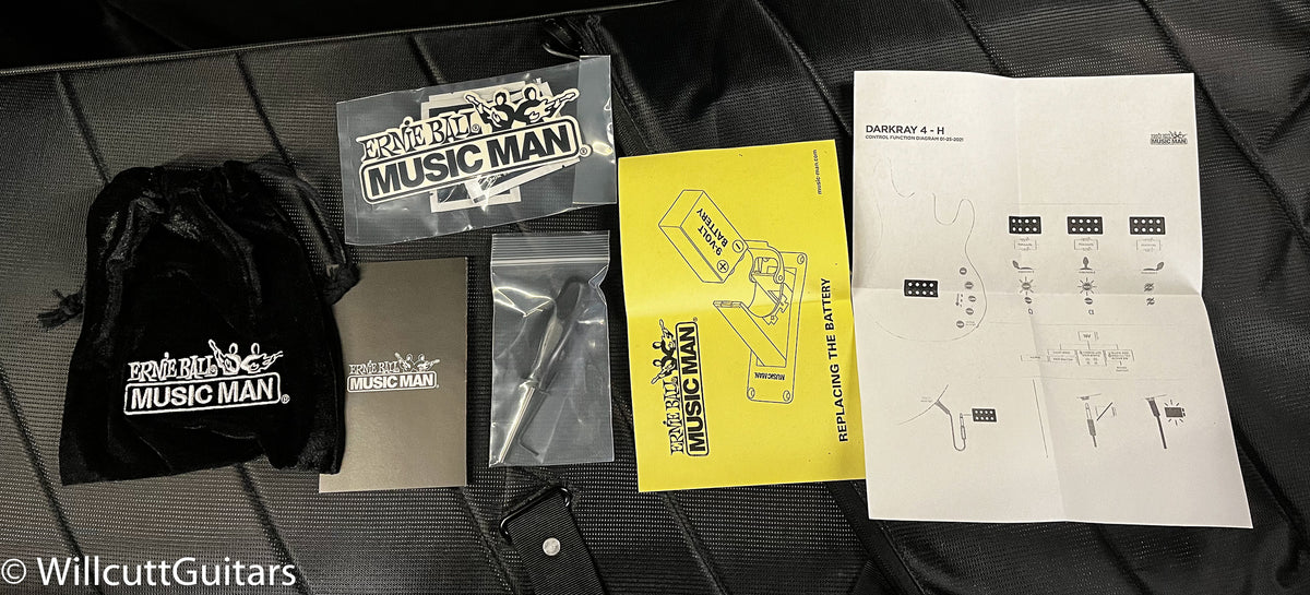 Ernie Ball Music Man DarkRay Obsidian Black (848)