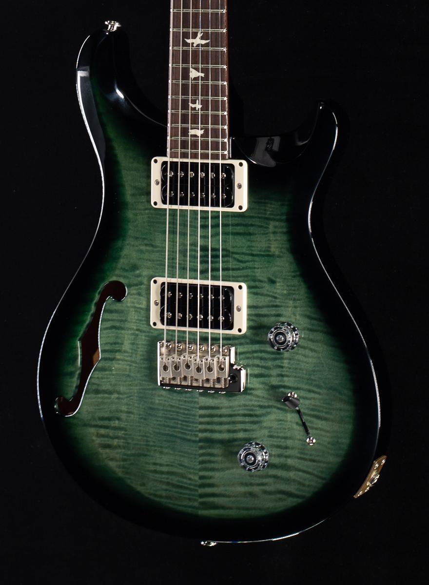 PRS S2 Custom 22 Semi Hollow Moss Green Smokeburst (601) - Willcutt Guitars