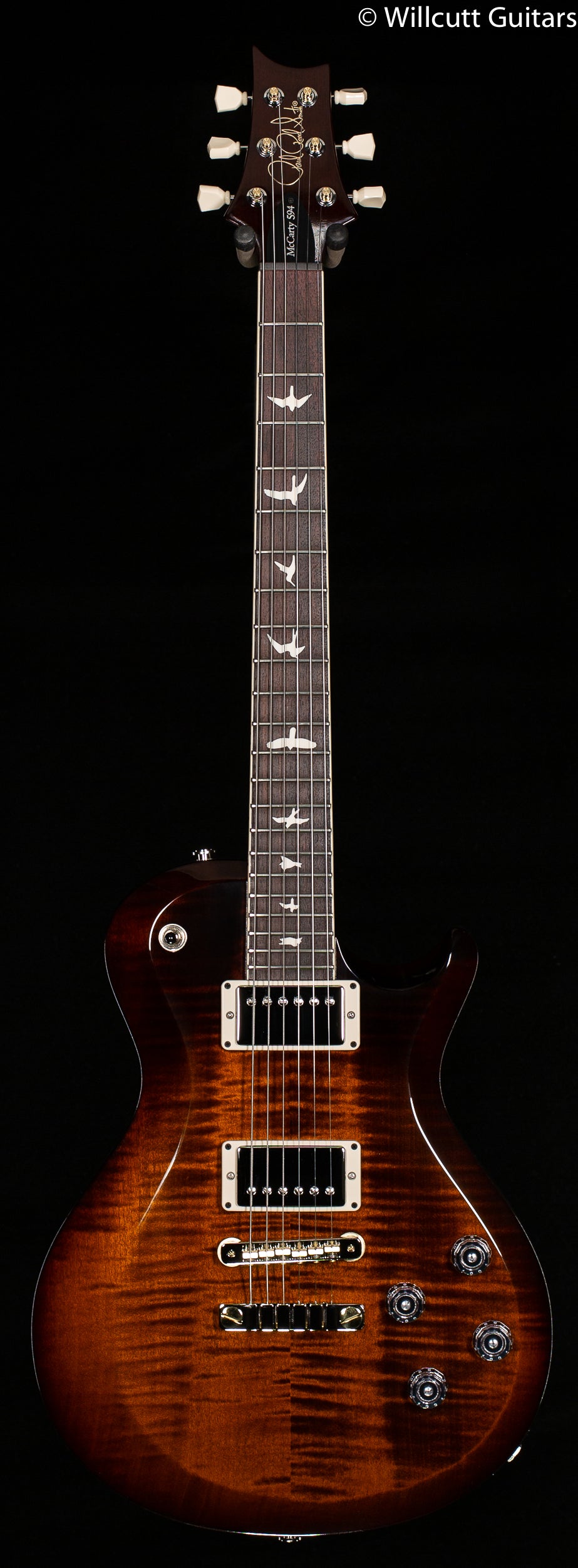 PRS S2 McCarty Singlecut 594 Burnt Amber Smokeburst