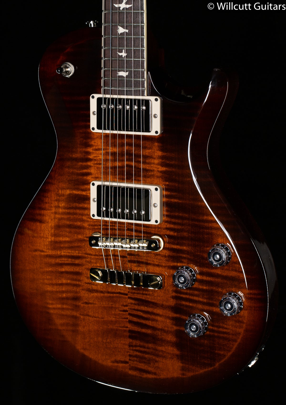 PRS S2 McCarty Singlecut 594 Burnt Amber Smokeburst