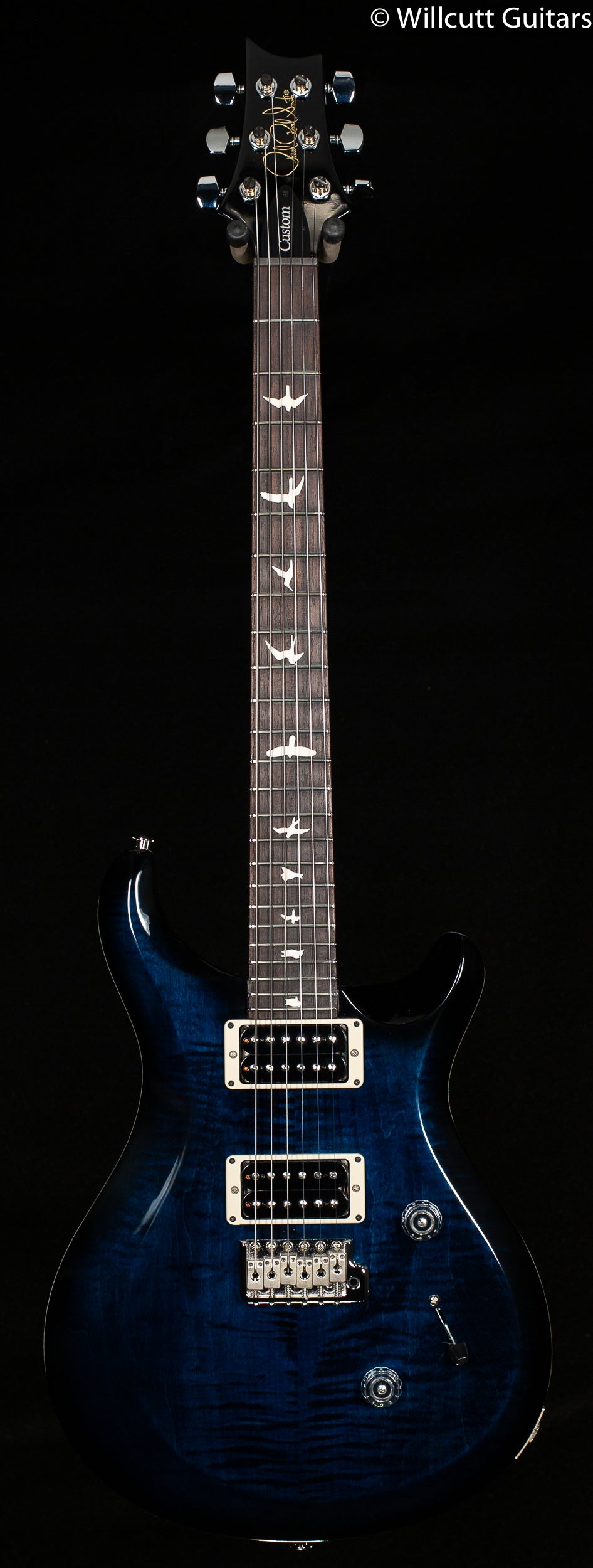 PRS S2 Custom 24 Blue Smokeburst Wrap - Willcutt Guitars
