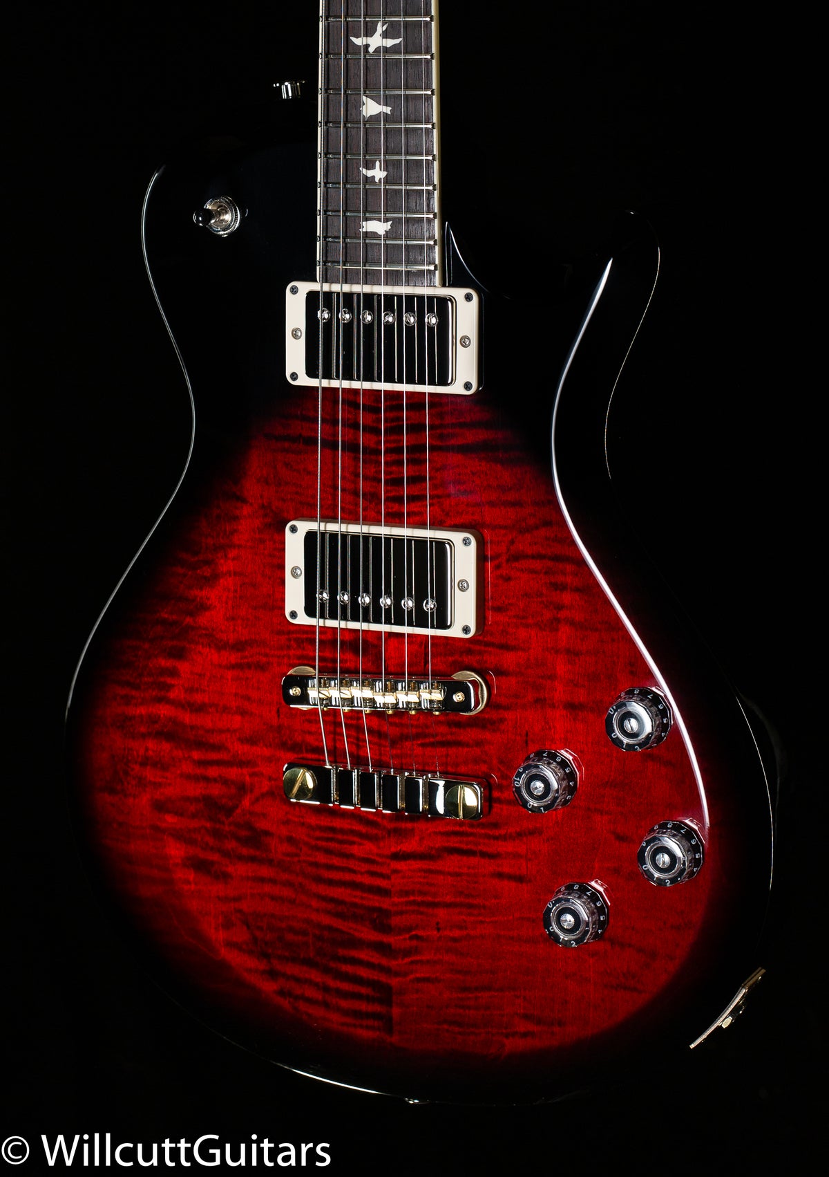 PRS S2 McCarty Singlecut 594 Fire Red Smokeburst (496)