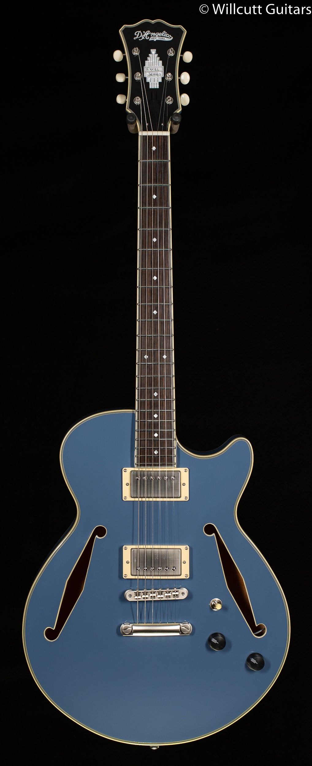 D&#39;Angelico Excel SS Tour Collection Slate Blue (013)