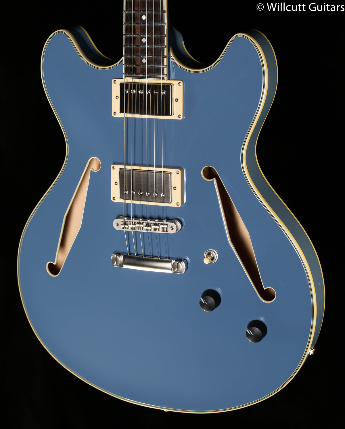 D&#39;Angelico Excel DC Tour Collection Slate Blue (104)