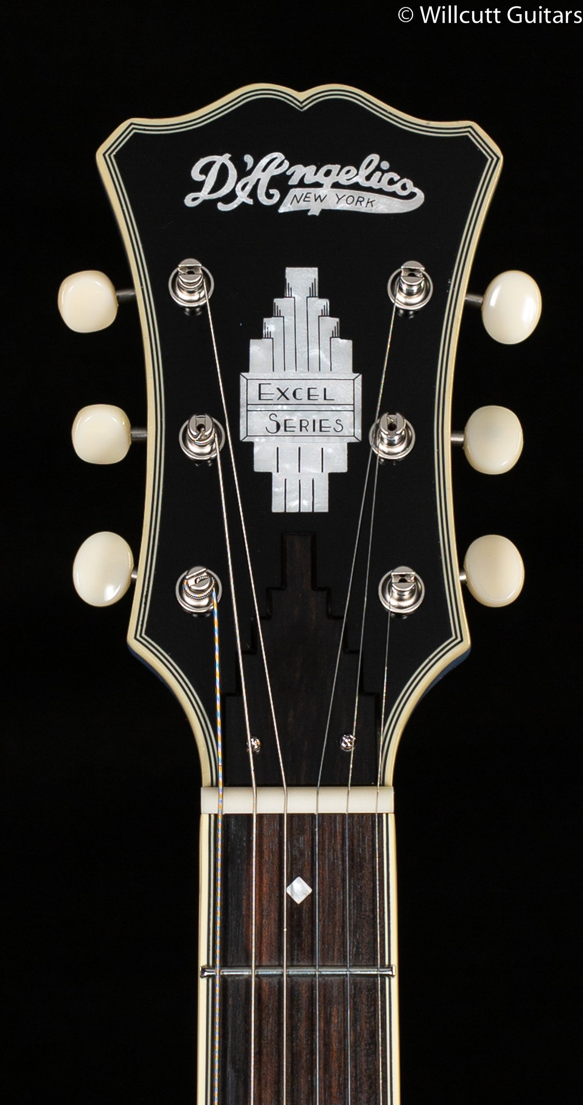 D&#39;Angelico Excel DC Tour Collection Slate Blue (104)