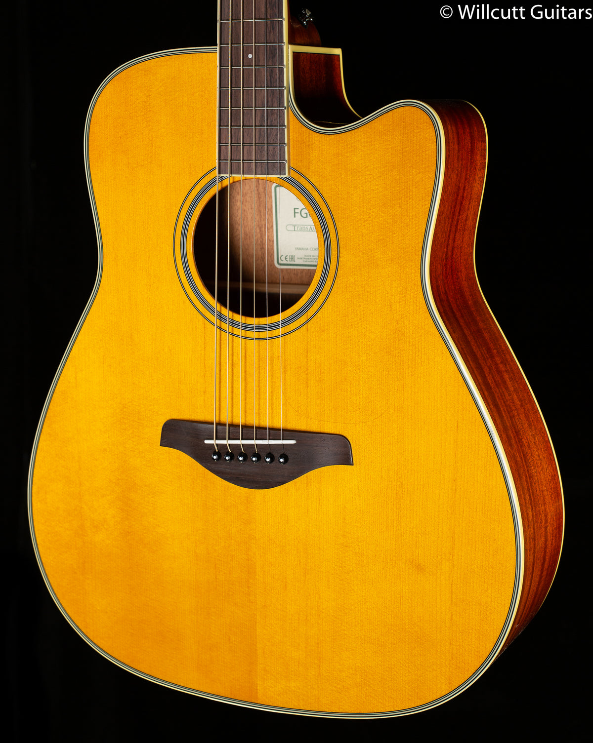 Yamaha FGC TransAcoustic Vintage Tint (639)