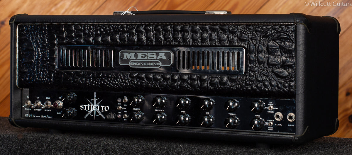 Mesa Boogie Stiletto Trident Head Black