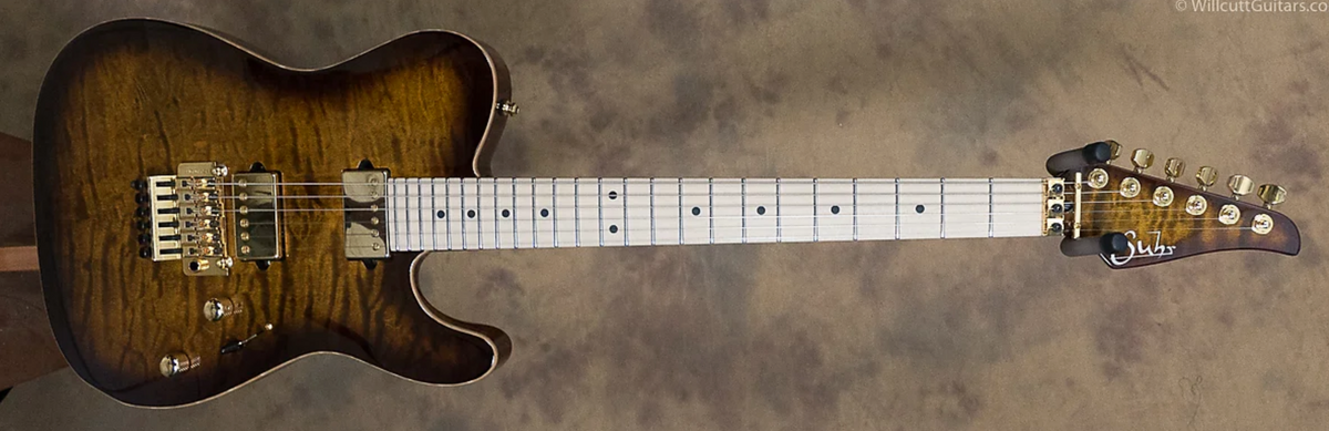 Suhr® Modern T Quilted Maple Top Bengal Burst USED (61)