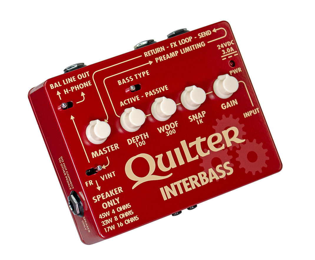 Quilter INTERBASS 45 watt Bass amp in a pedal