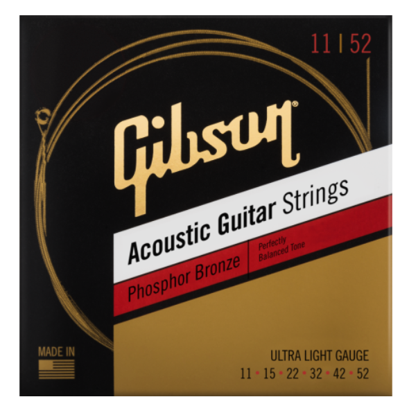 Gibson Phosphor Bronze Acoustic Guitar Strings