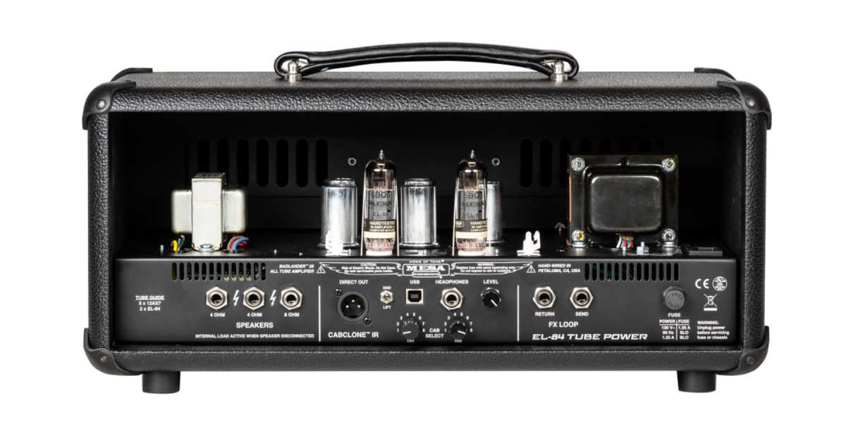 Mesa Boogie Badlander 25 Head Black Bronco Black Diamond Plate (139)