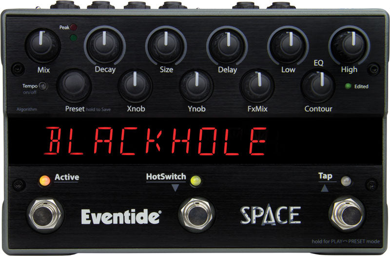 eventide blackhole pedal Eventide Space Reverb and Beyond