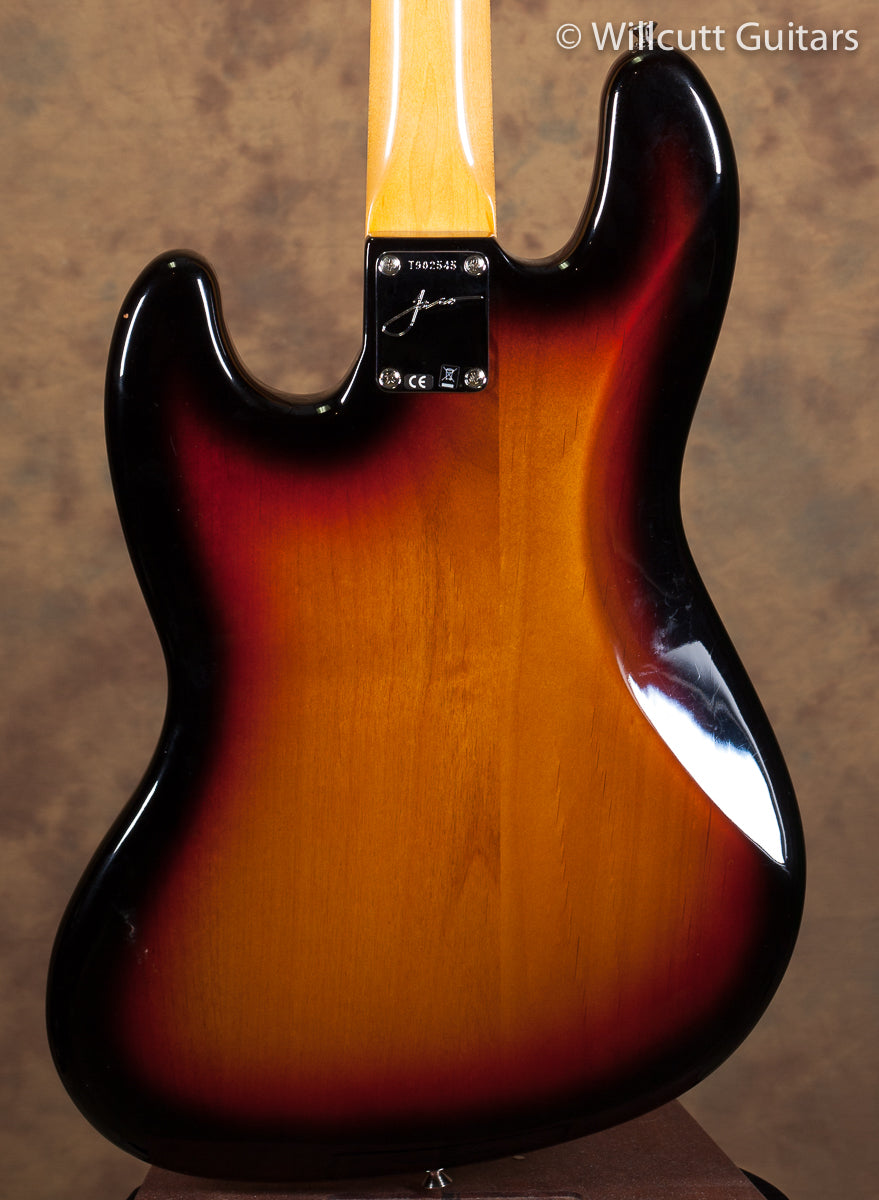 Fender Jaco Pastorius Tribute Jazz Bass® Fretless 3-Color Sunburst Rosewood