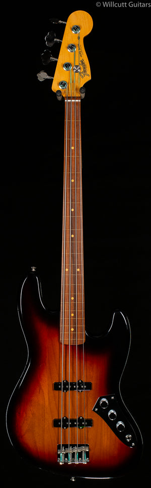 Fender Jaco Pastorius Tribute Jazz Bass Fretless 3-Color Sunburst Bass Guitar