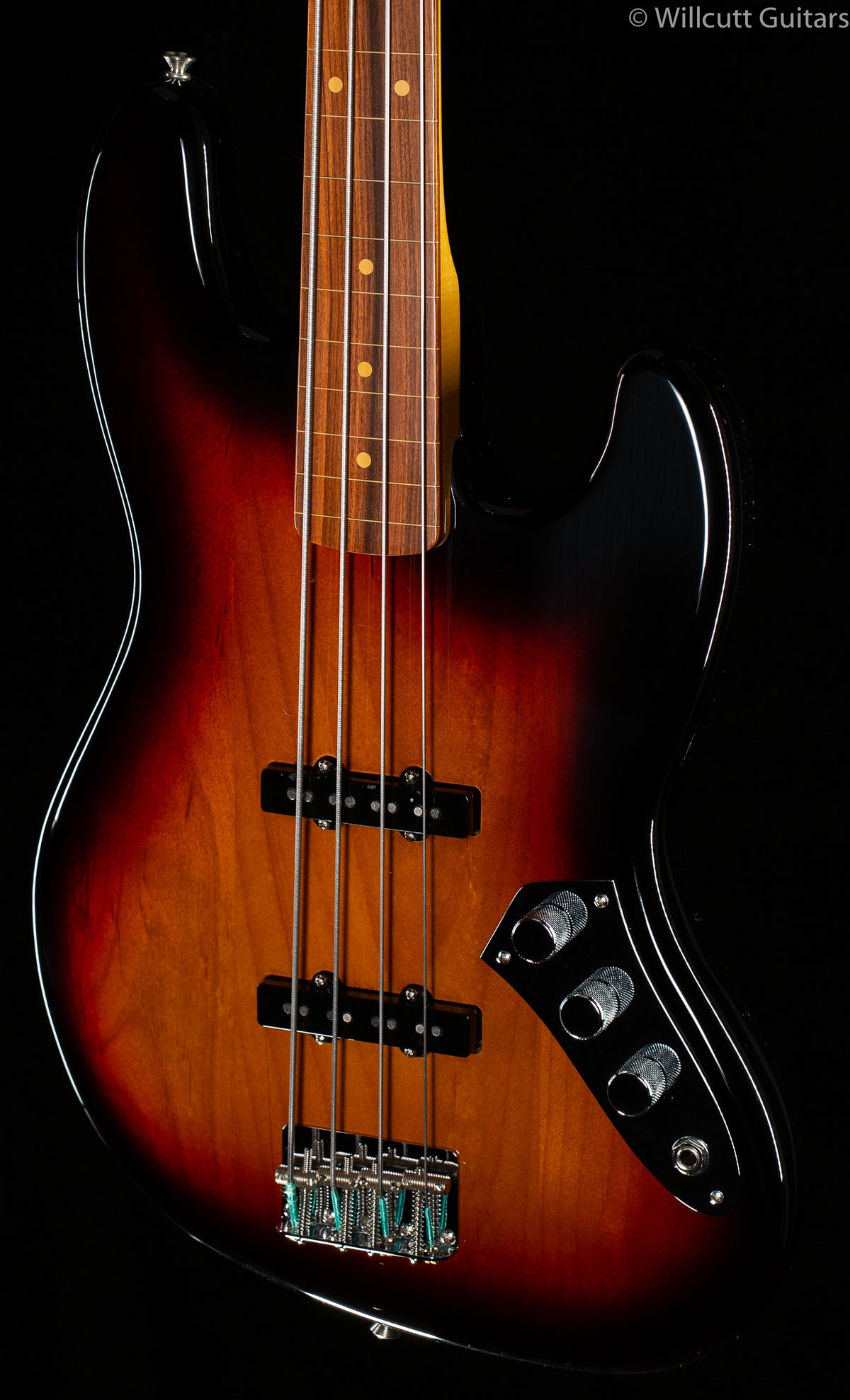 Fender Jaco Pastorius Tribute Jazz Bass Fretless 3-Color Sunburst Bass Guitar