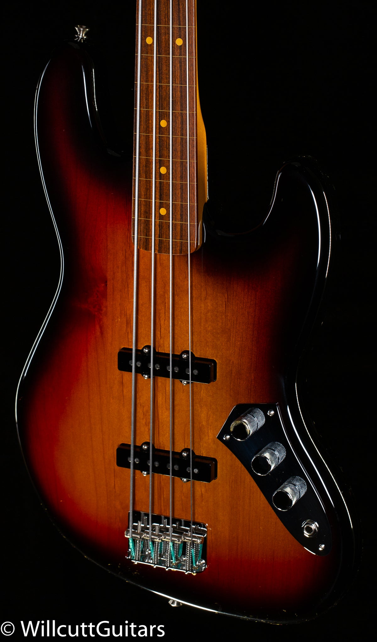 Fender Jaco Pastorius Tribute Jazz Bass Fretless 3-Color Sunburst Bass Guitar