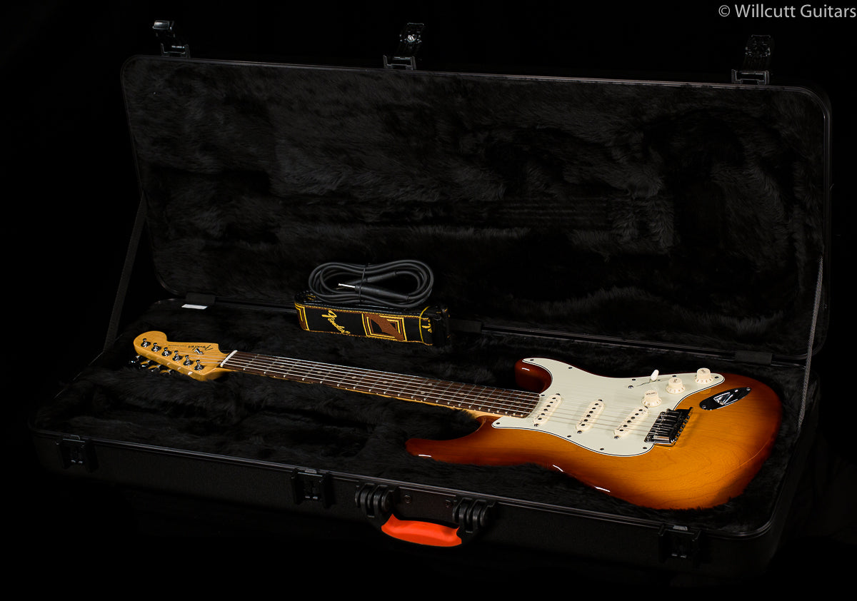 Fender American Deluxe Stratocaster® Ash Tobacco Sunburst, Rosewood *Demo