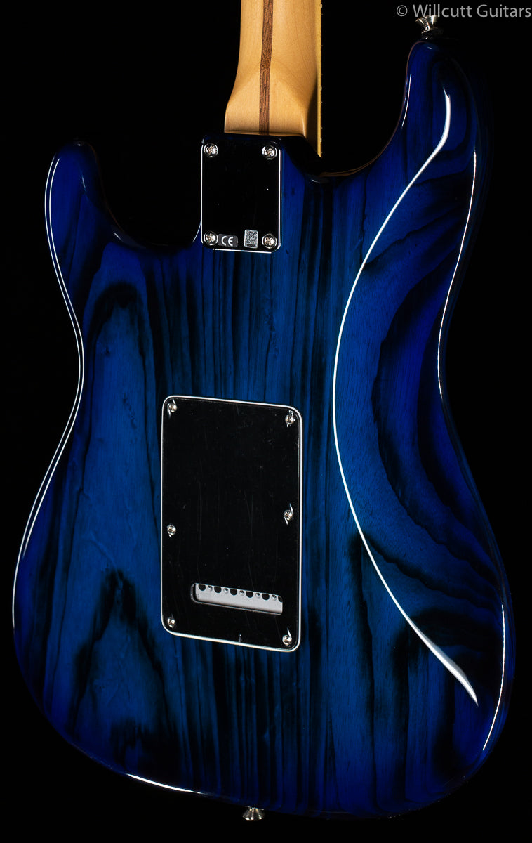 Fender American Design Strat Burnt Blue Transparent