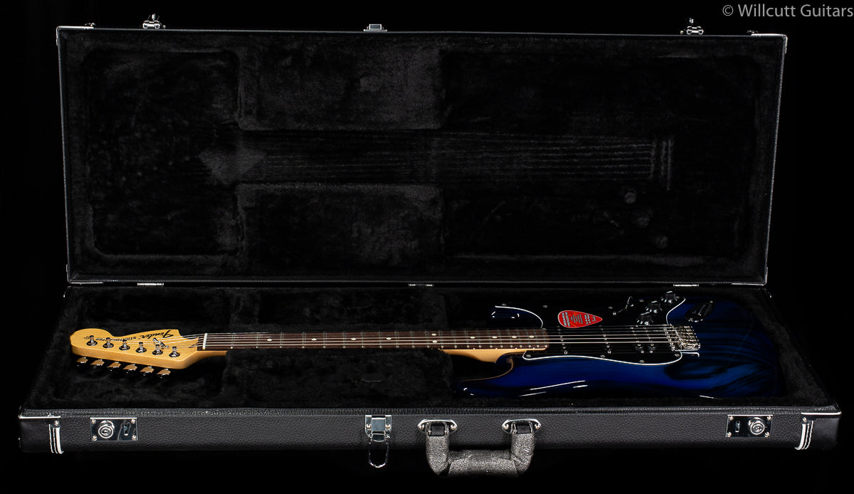 Fender American Design Strat Burnt Blue Transparent