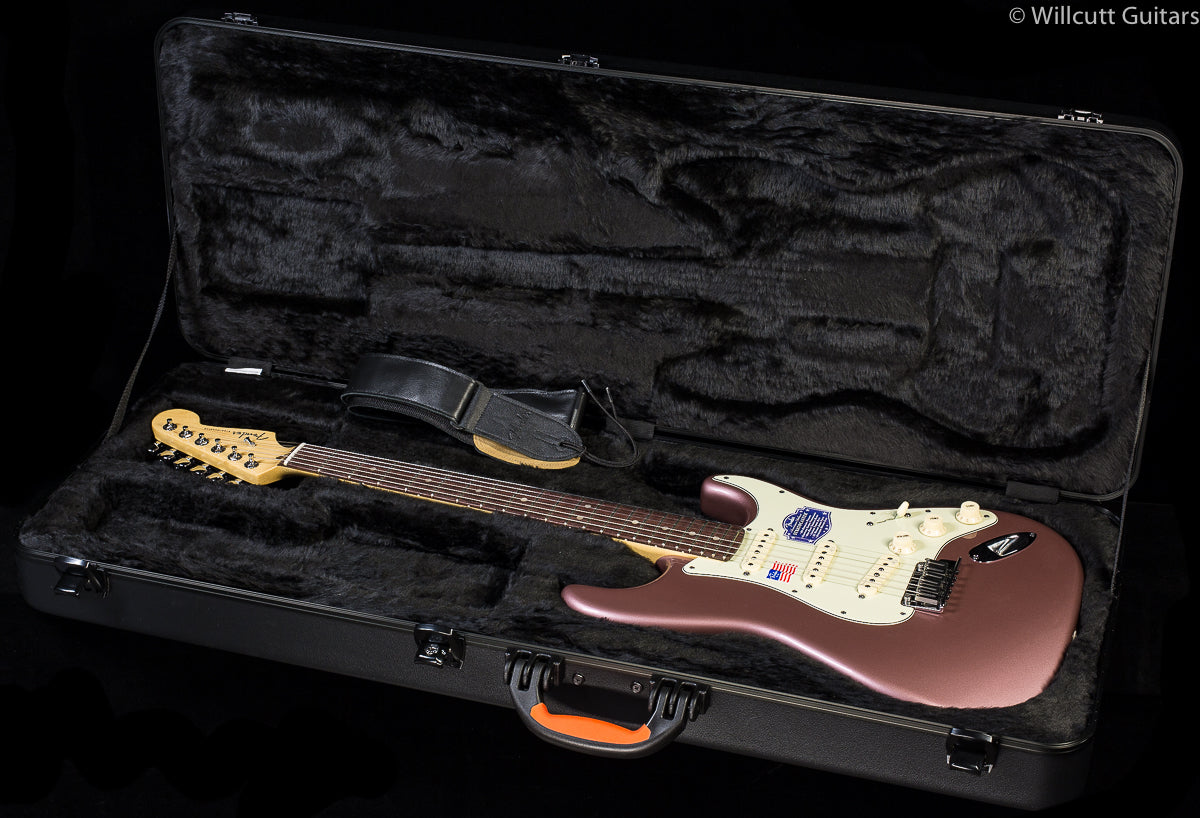 Fender American Deluxe Stratocaster Burgundy Mist Metallic Maple