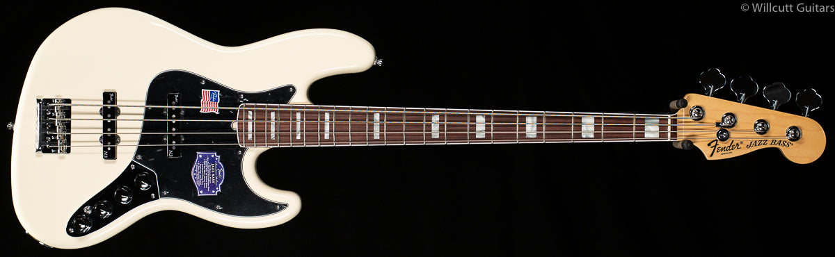 Fender American Deluxe Jazz Bass Olympic White