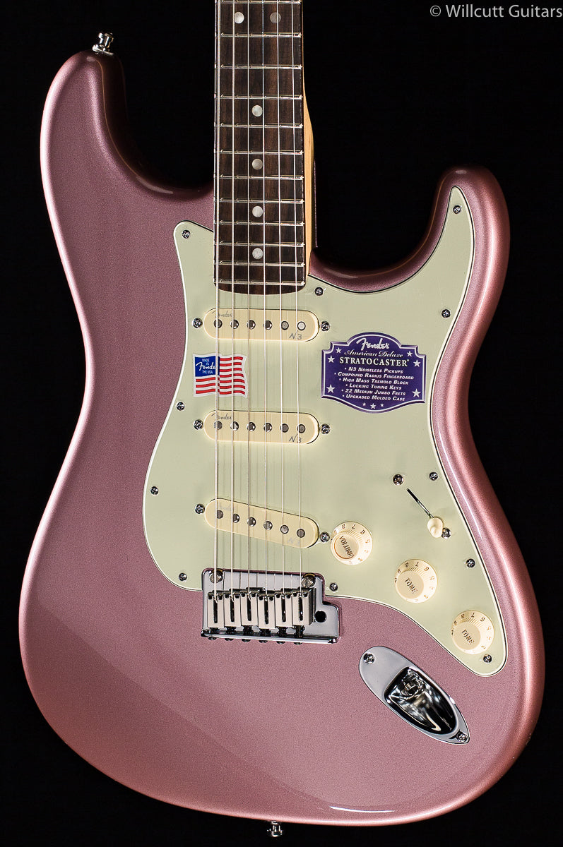 Fender American Deluxe Stratocaster Burgundy Mist Metallic Maple