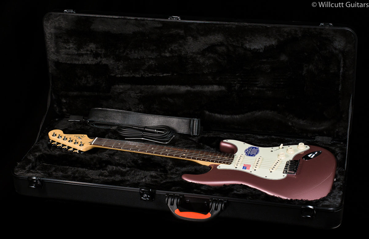 Fender American Deluxe Stratocaster Burgundy Mist Metallic Maple
