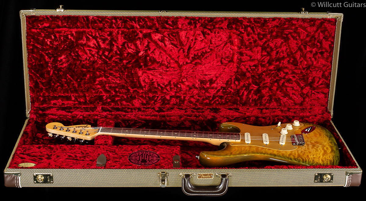 メンテ済み レア Fender Mexco Stratcaster キルトトップ Fender MEX Limited Edition Player Stratocaster Roasted Maple